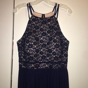 NWOT Navy Blue Long Dress